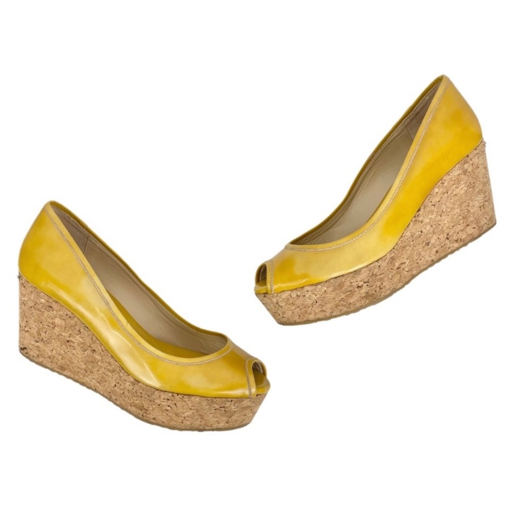 Jimmy Choo Mustard Yellow Pumps